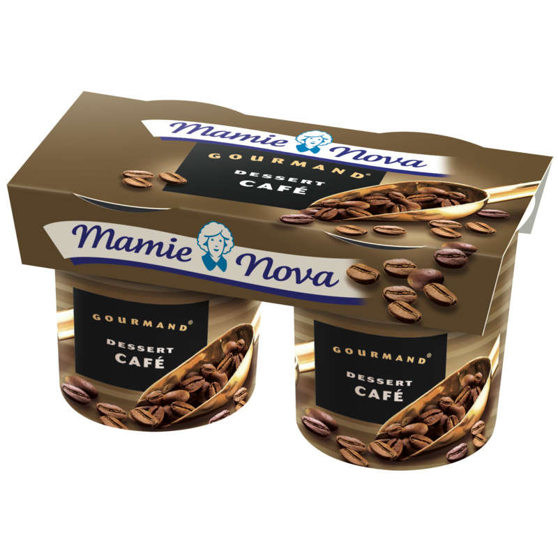 Mamie Nova Crème dessert au café 2x150g