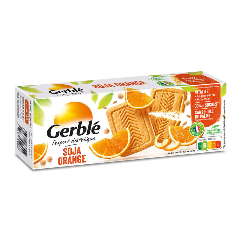 Gerblé Biscuits Soja Orange 280g