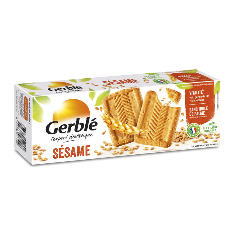 Gerblé Biscuits au sésame sans huile de palme 230g