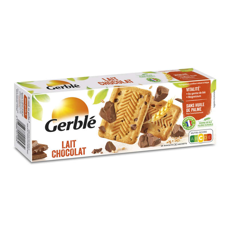 Gerblé Biscuit lait chocolat au germe de blé 230g