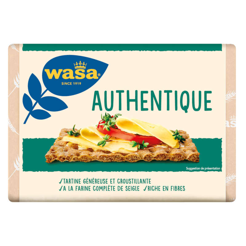 Wasa Tartines Croustillantes au Seigle 275g