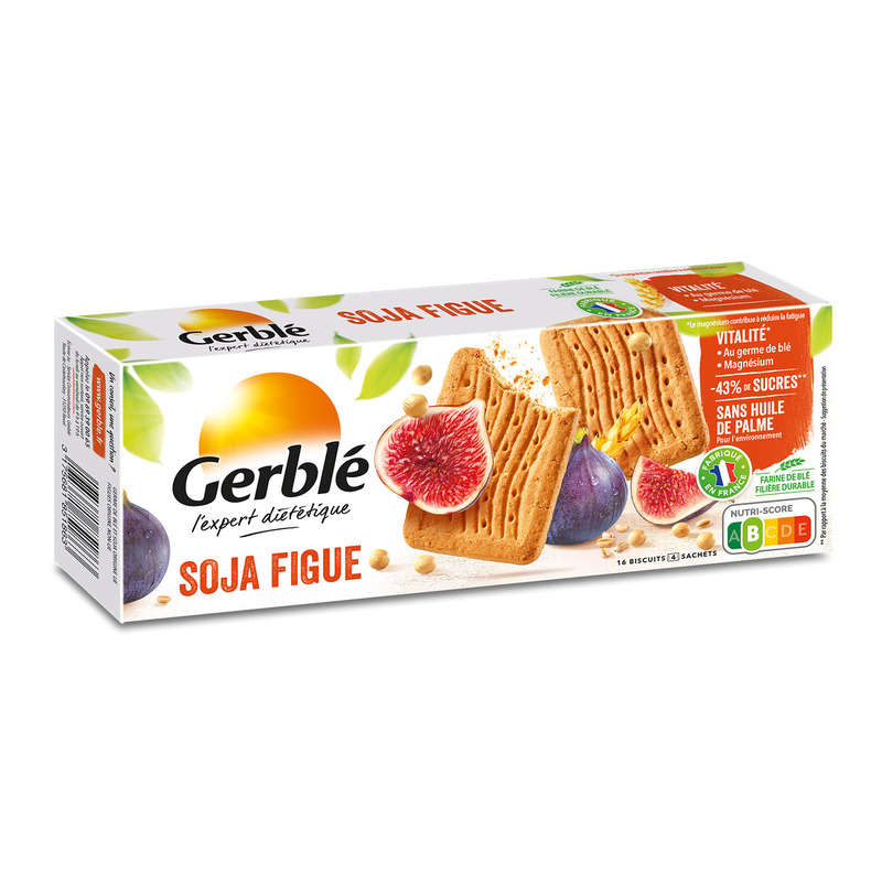 Gerblé Biscuits soja figue riche au germe de blé 270g