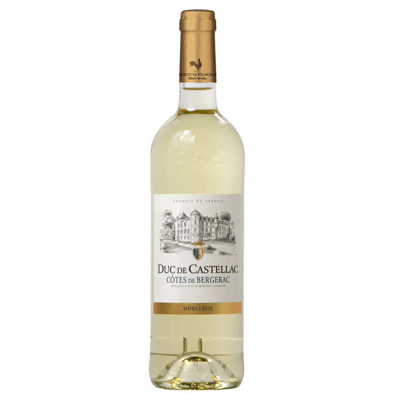 Duc De Castellac Côtes De Bergerac Aop, Blanc Moelleux 75cl