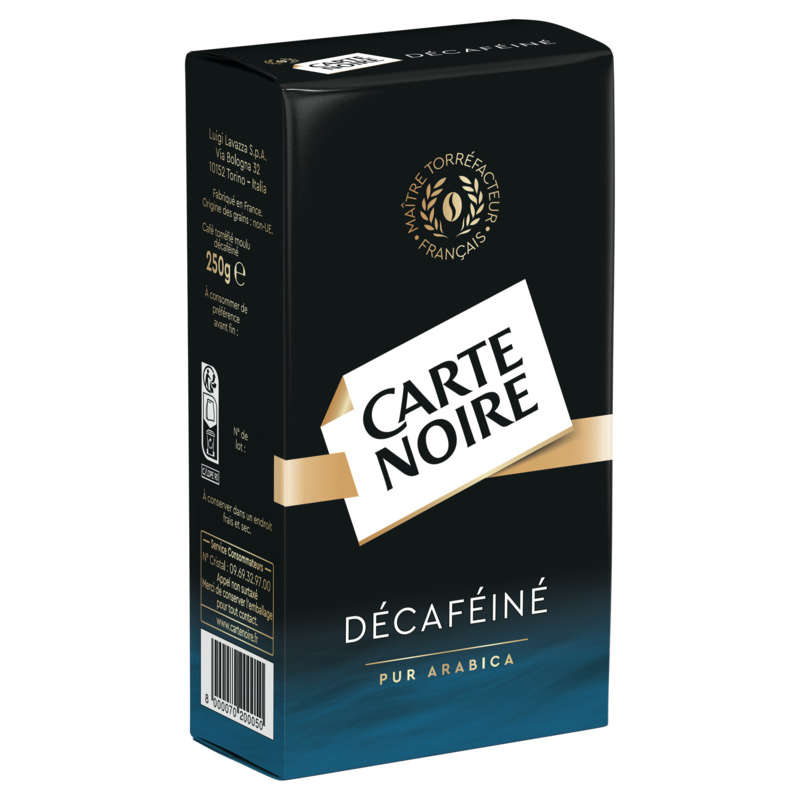 Carte Noire Café Pur Arabica Décaféiné 250g