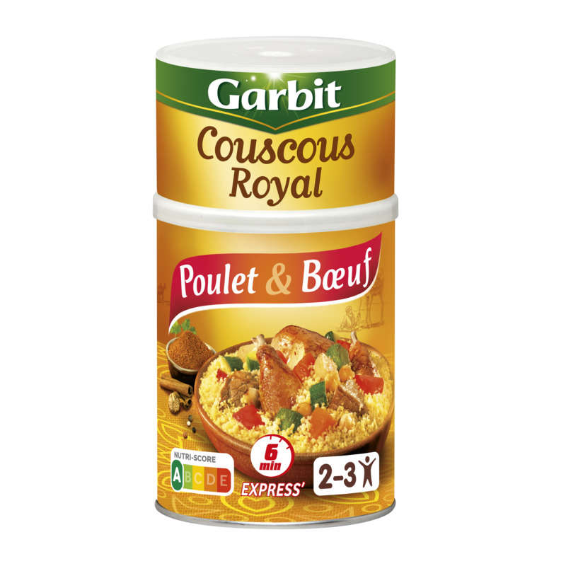 Garbit Couscous Royal Au Poulet & Boeuf 980g