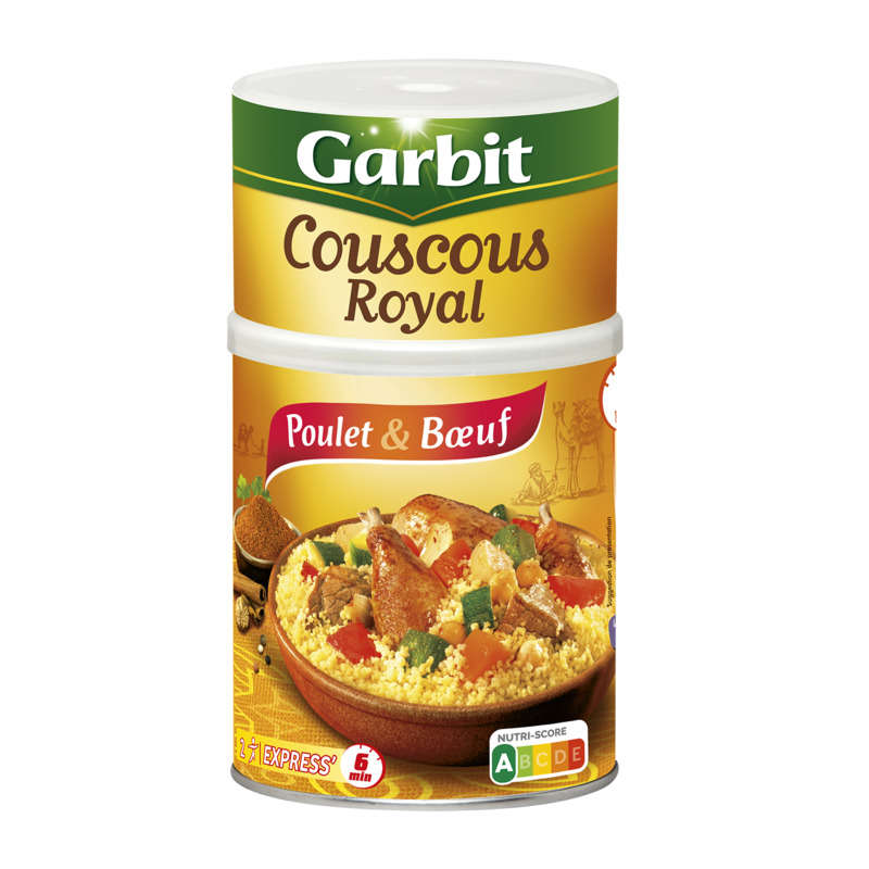 Garbit Couscous Royal Au Poulet & Boeuf 980g