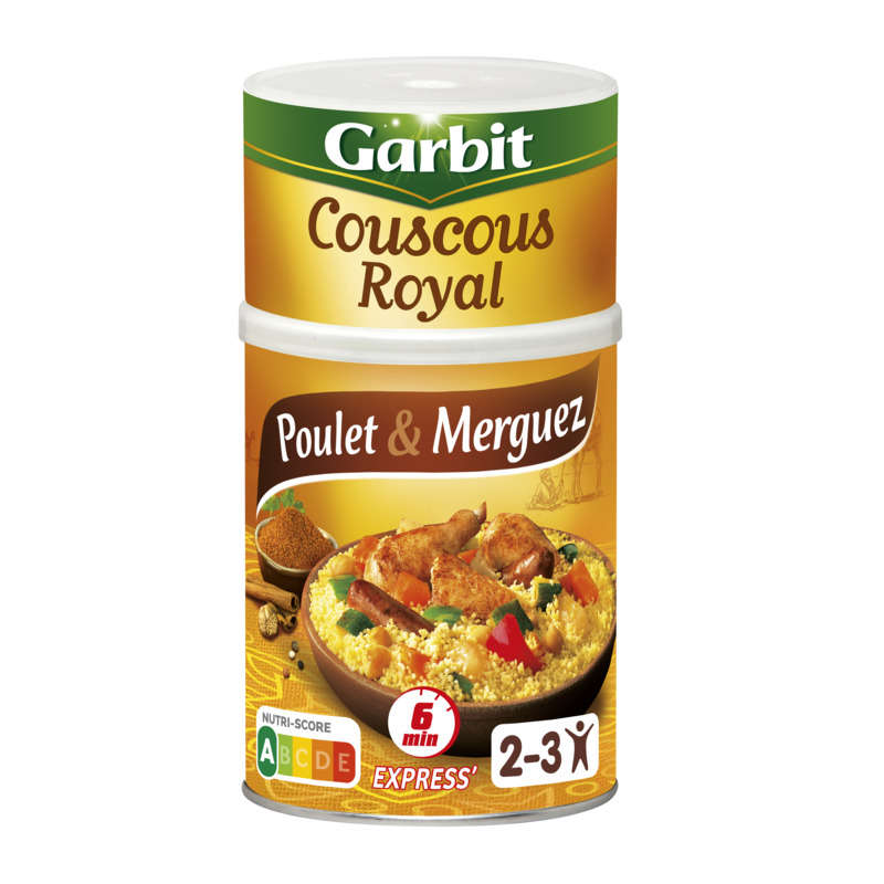 Garbit Couscous Royal Poulet & Merguez 980g