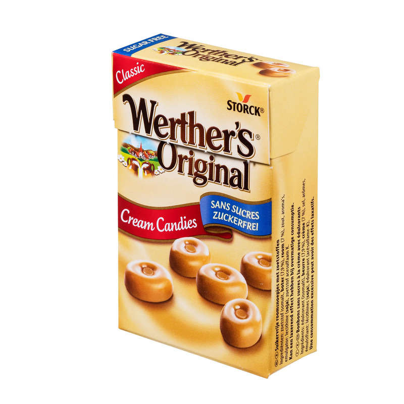 Werther'S Original Bonbons À La Crème Sans Sucres 42G