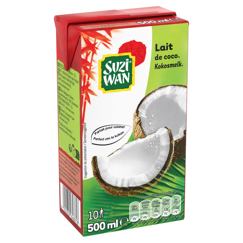 Suzi Wan Lait de Coco 500ml