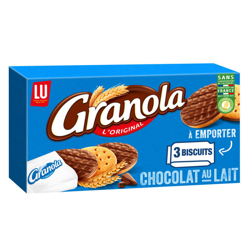 Granola Sablés nappés au Chocolat au Lait 225g