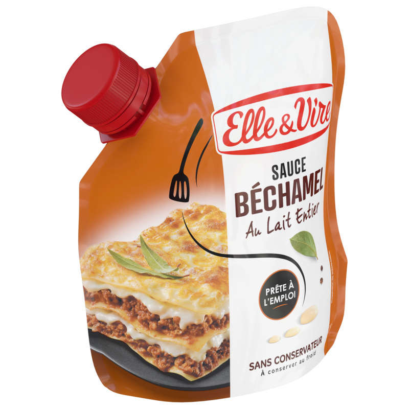 Elle&Vire Sauce béchamel au lait entier format poche 33cl