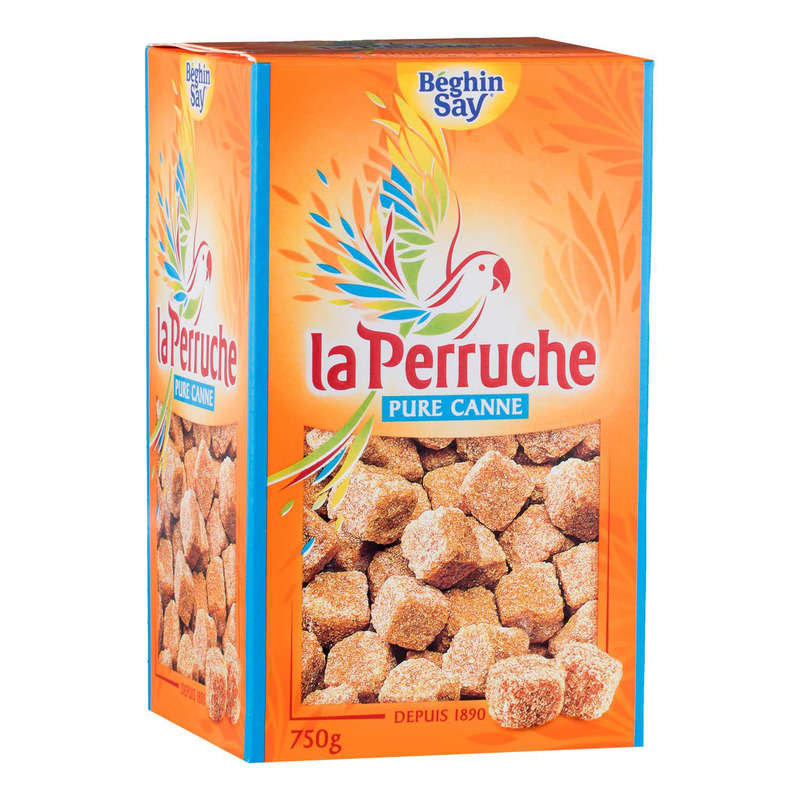 La Perruche Sucre De Canne En Morceaux La Boîte De 750G