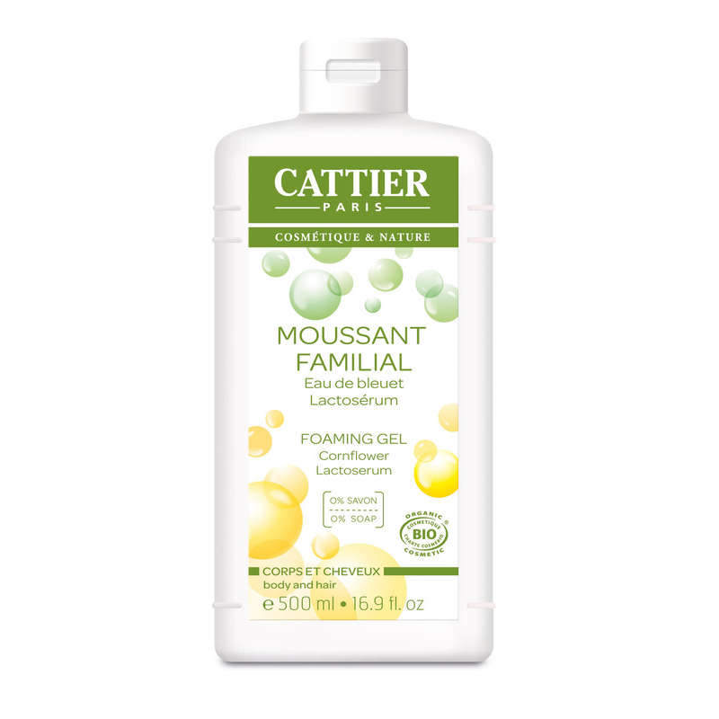 Cattier moussant douche au lactoserum 500ml