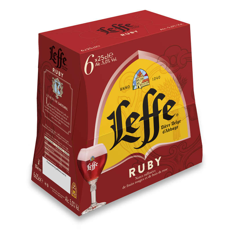 Leffe Ruby Pack 6X25 Cl