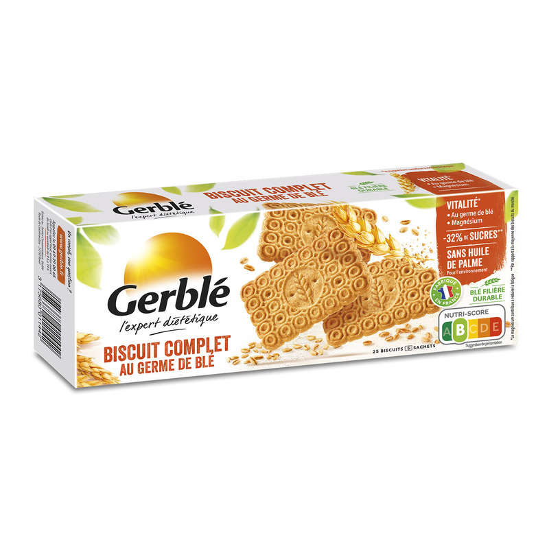 Gerblé Biscuits complets au germe de blé 210g