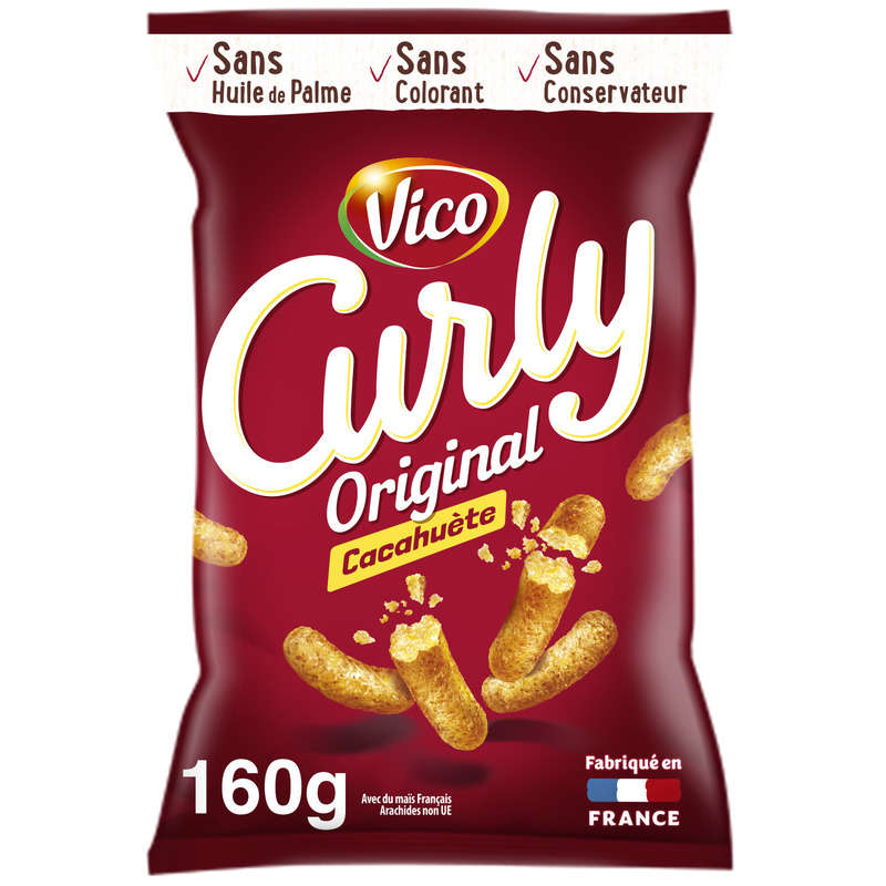 Curly à la cacahuète 160g