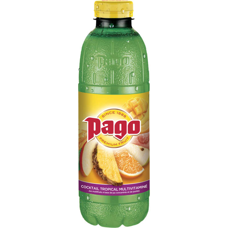 Pago cocktail tropical multivitaminé la bouteille de 75cl