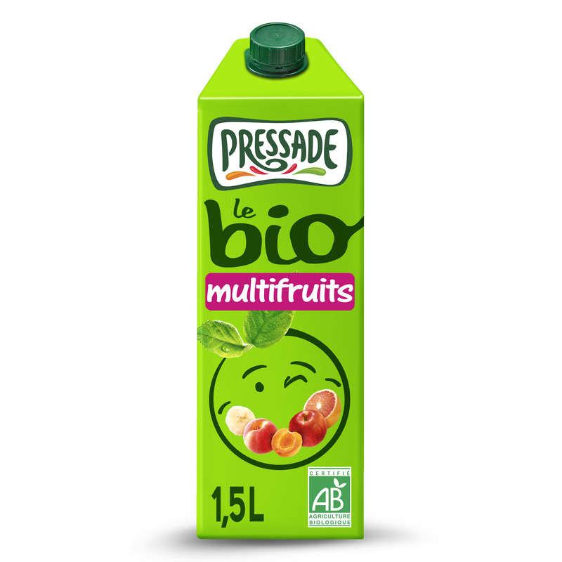 Pressade Nectar De Fruits À Base De Concentrés Et Purées De Fruits Bio 1,5L