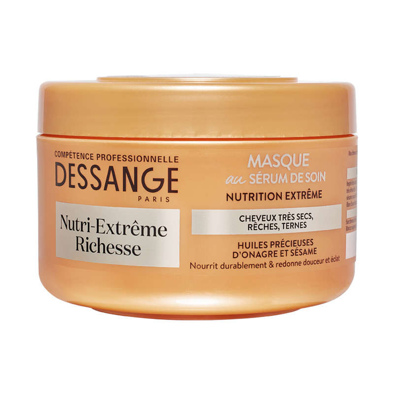 Dessange Masque Nutri-Extrême Richesse Nutrition Cheveux Secs 250ml