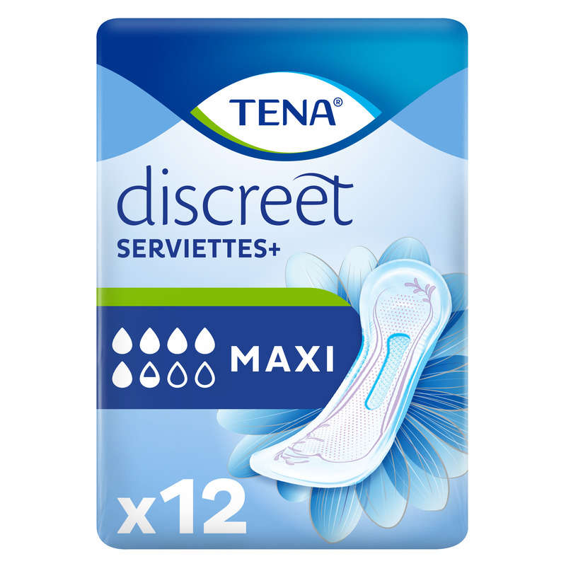 Tena Serviettes Lady Maxi x12