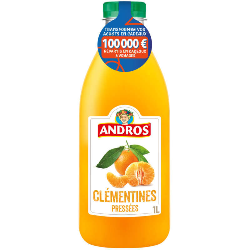 Andros jus de clémentine la bouteille de 1L