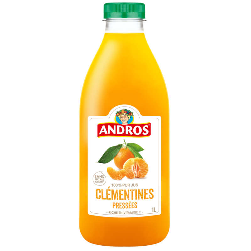 Andros jus de clémentine la bouteille de 1L