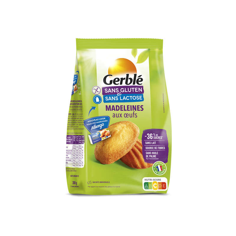 Gerblé Madeleines Aux Oeufs Sans Gluten 200G