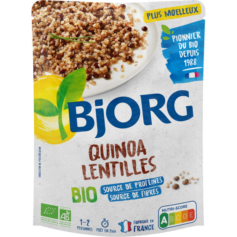 Bjorg Veggie Quinoa Lentilles Bio 250g