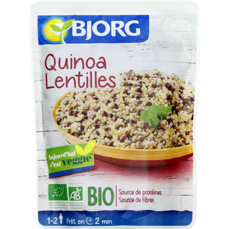 Bjorg Veggie Quinoa Lentilles Bio 250g