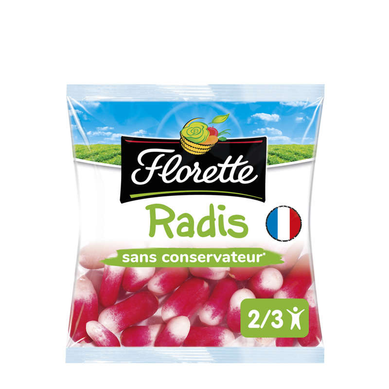 Florette radis déjà lavés, prêt à consommer 200g