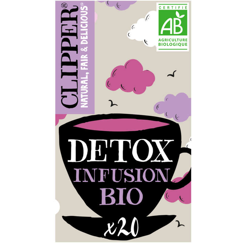 Clipper Infusion Détox Bio 20 Sachets 40g