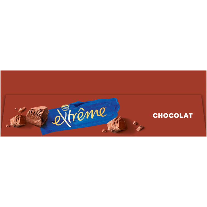 Nestlé Cônes Extrême Chocolat pépites de Nougatine 6x71g