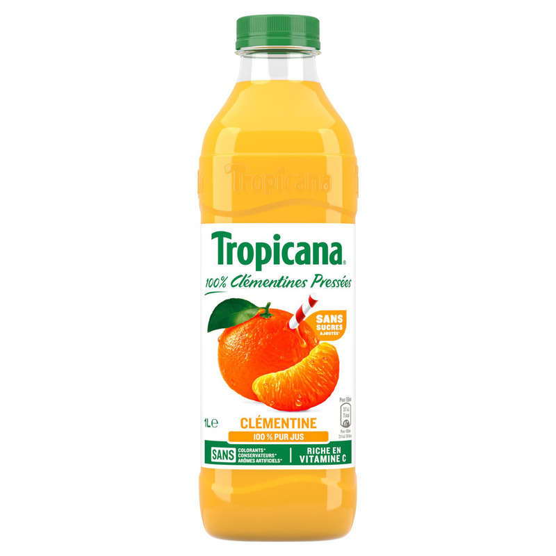 Tropicana Pur Jus de Clémentine la Bouteille de 1L