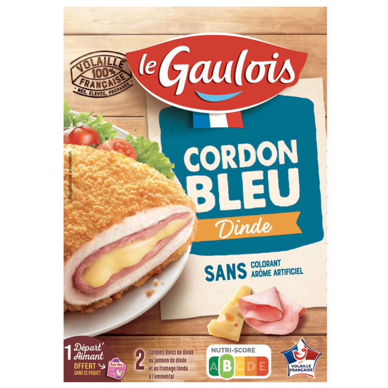 Le Gaulois Cordon Bleu De Dinde X 2 200G