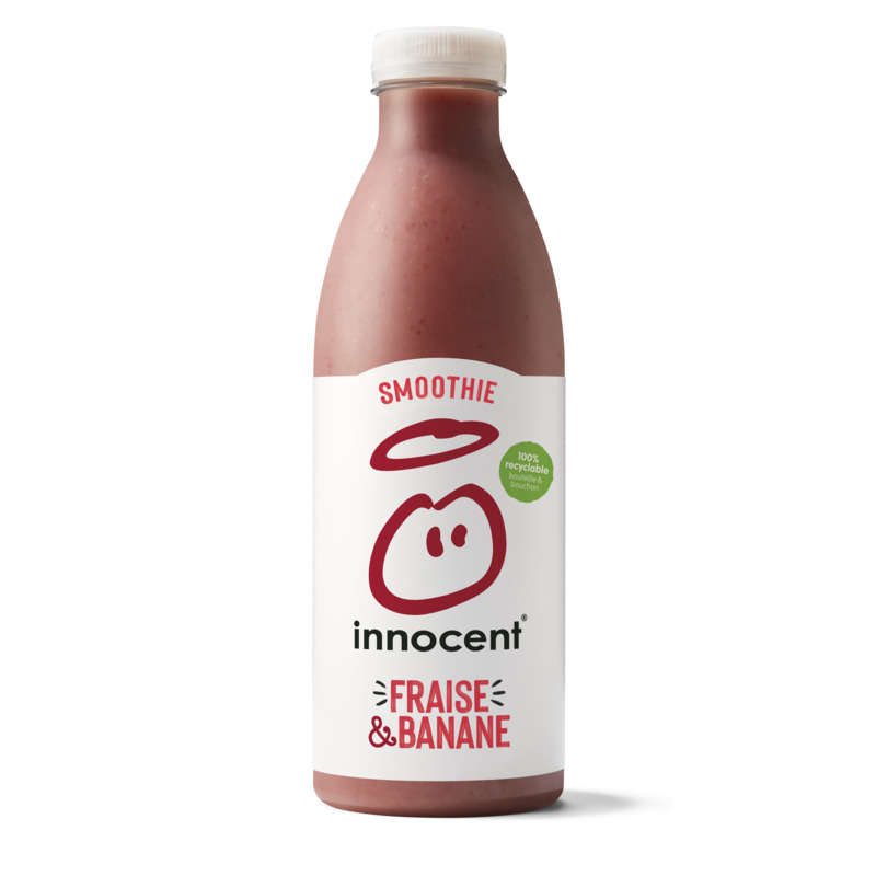 Innocent smoothie à la fraise banane la bouteille de 75cl