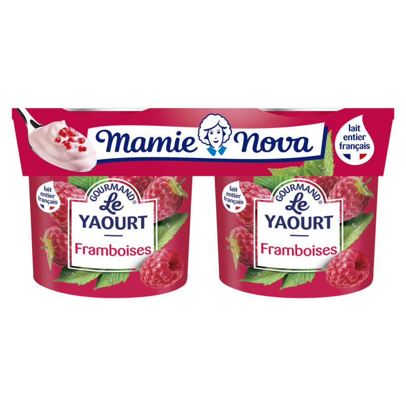 Mamie Nova Yaourt Framboise 2x150g