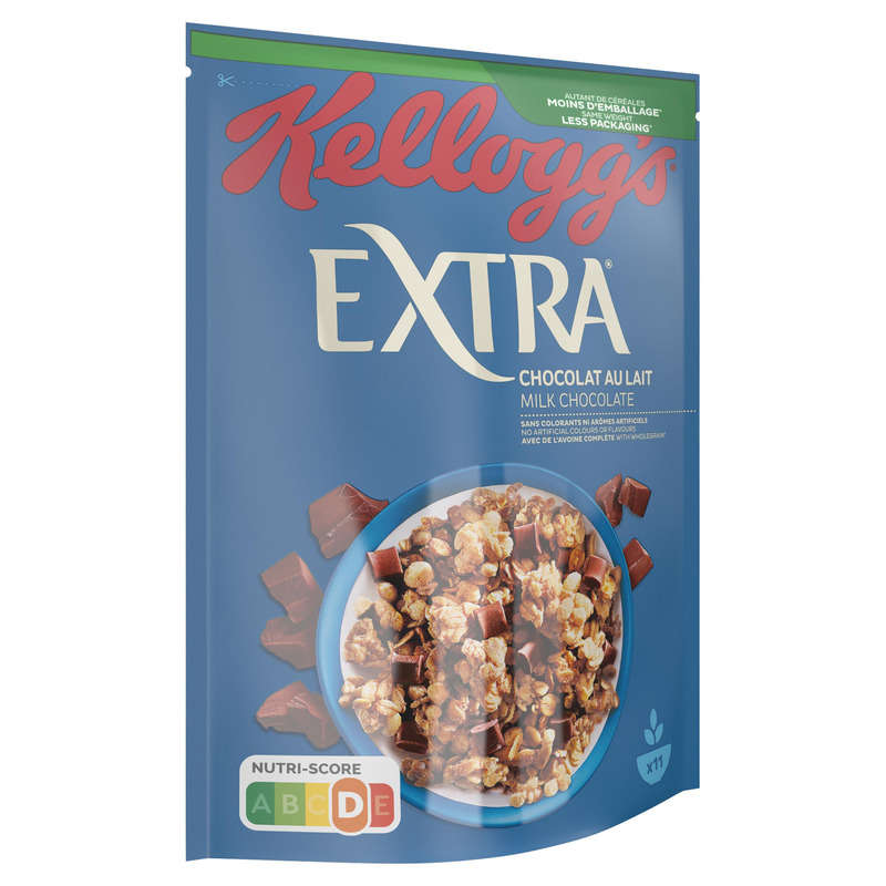 Kellogg's Céréales Extra Chocolat au lait 500g