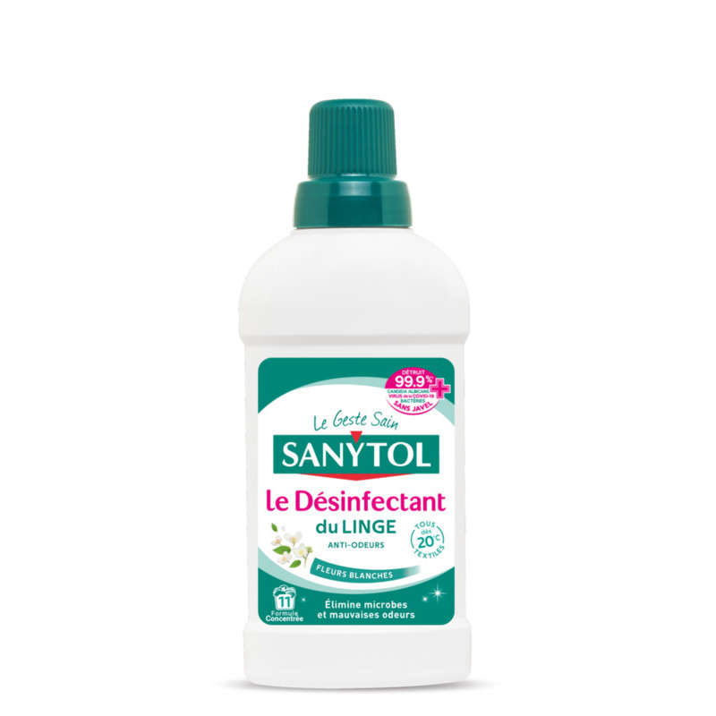 Sanytol Désinfectant Du Linge, Formule Concentrée, Sans Javel 0,5L