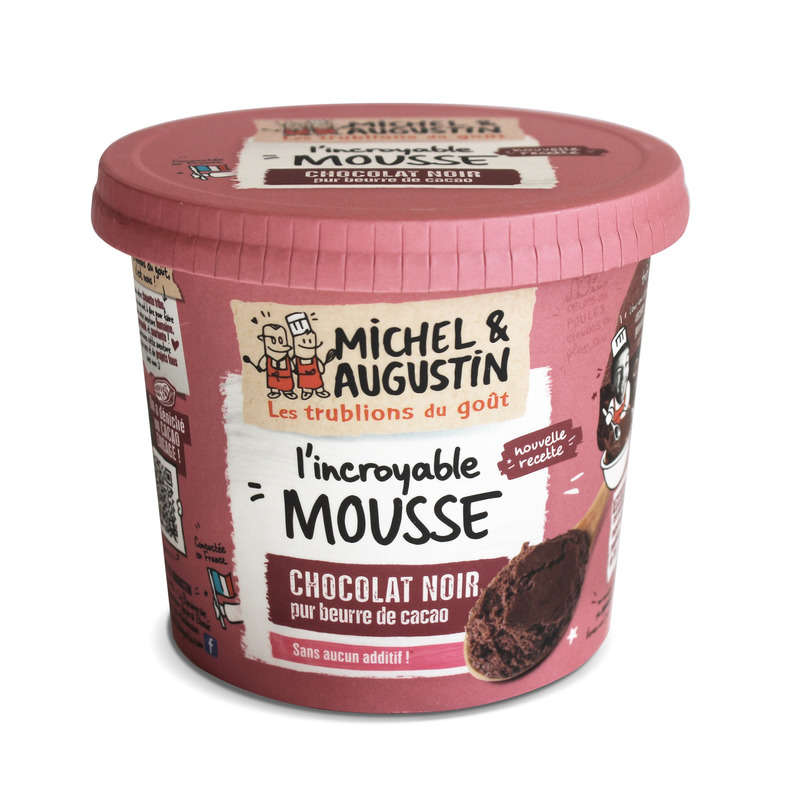 Michel Et Augustin L'Incroyable Mousse Au Chocolat Noir 500Ml