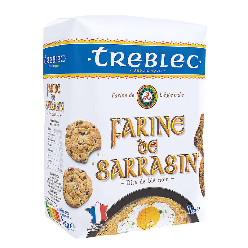 Treblec Farine de sarrasin dit blé noir 1kg