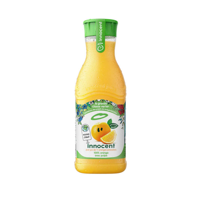 Innocent Jus d'orange avec pulpe, 100% pur jus 900ml