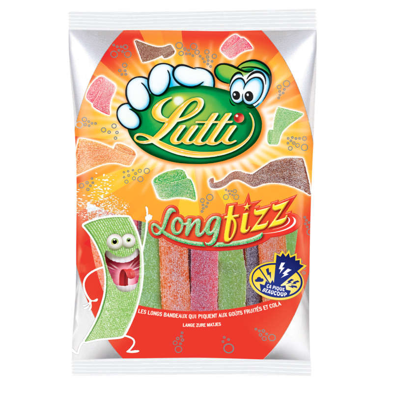 Lutti Bonbons Long Fizz 200G