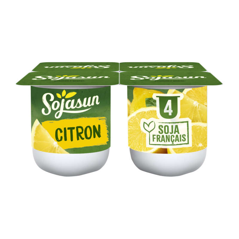 Sojasun Dessert végétal citron 4x100g