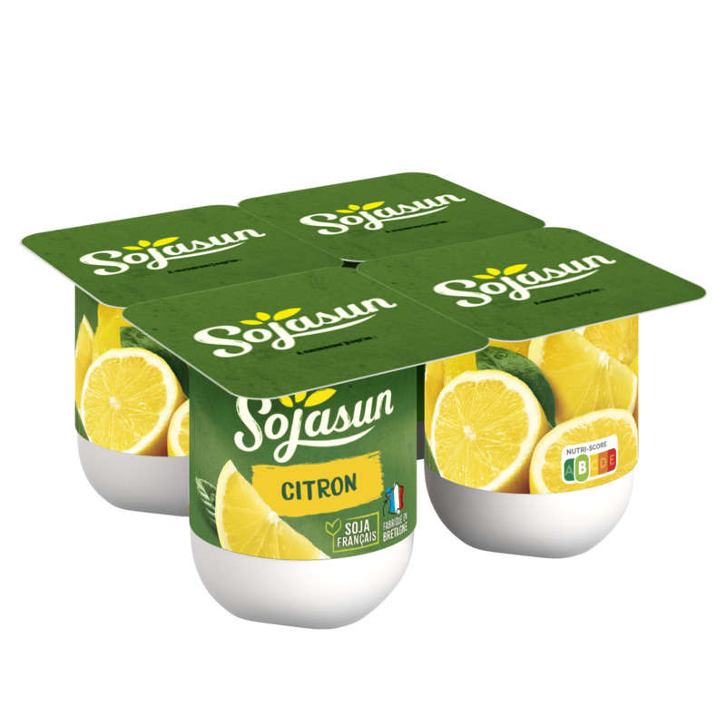 Sojasun Dessert végétal citron 4x100g