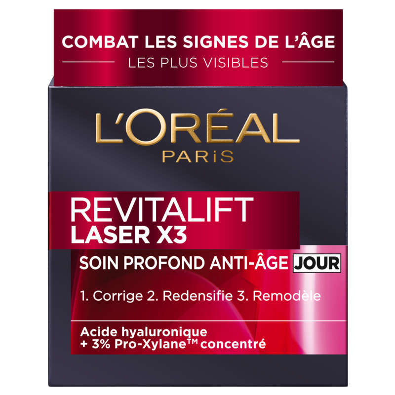 L'Oréal Paris Crème Visage Anti-Rides Profond Revitalift Laser 50ml