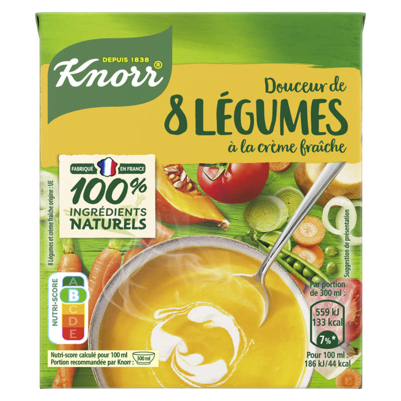 Knorr Soupe Douceur de 8 Légumes à la Crème Fraîche 30cl