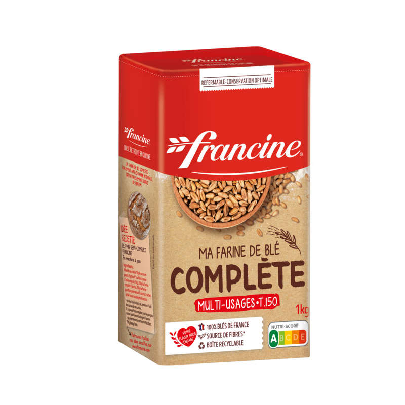 Francine Farine De Blé Complet 1kG