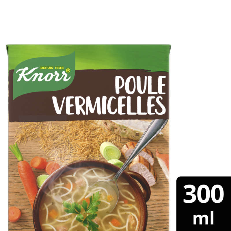 Knorr Saveurs d'Antan Soupe Poule Vermicelles 30cl