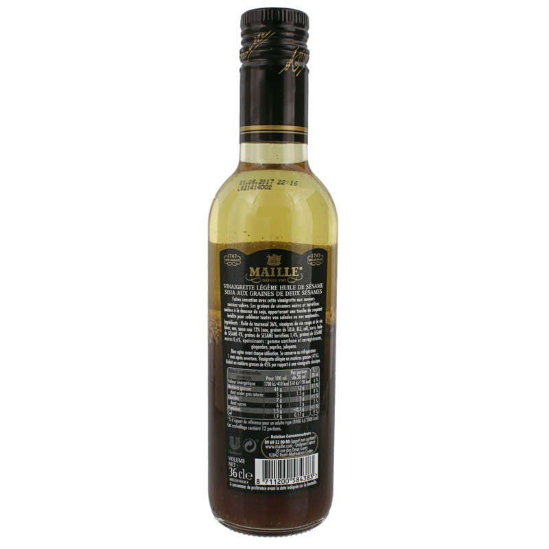 Maille Vinaigrette Légère Huile de Sésame & Sauce Soja 36cL