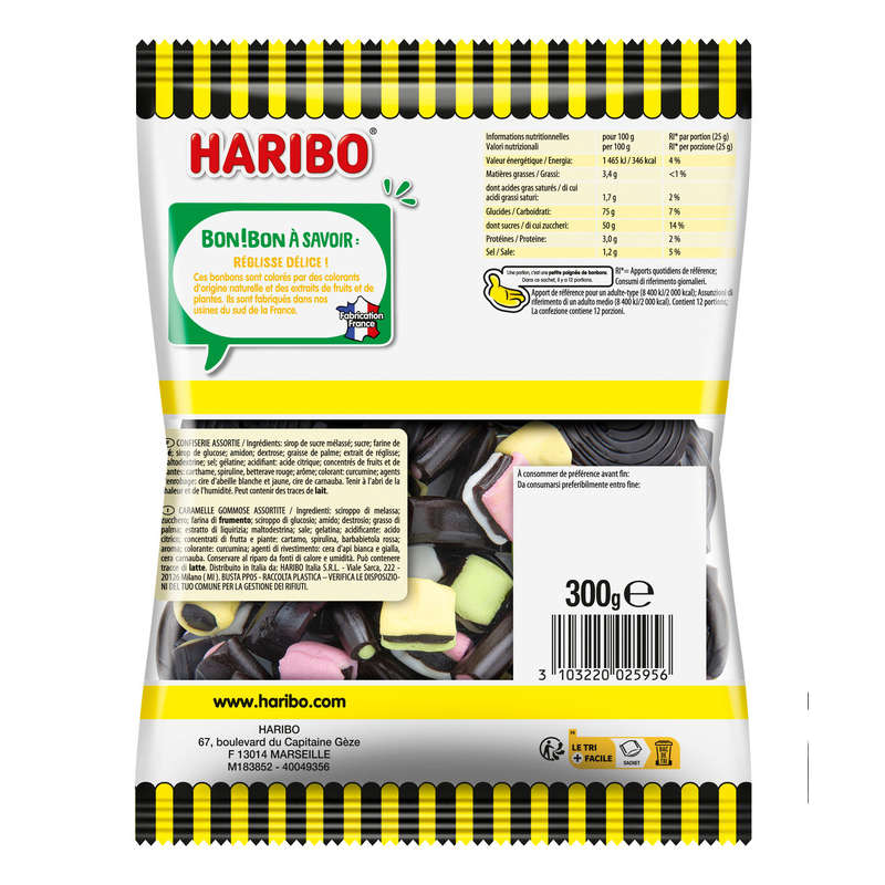 Haribo Bonbons Zanzigliss 300g